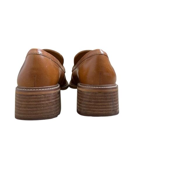 Vince Camuto Enachel Tan Leather Penny Loafers | Size 8 - Picture 9 of 10